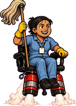 The cleaner pilot.